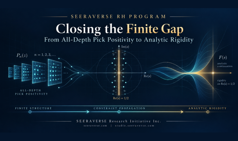 SEERAVERSE RH Program - Closing the Finite Gap